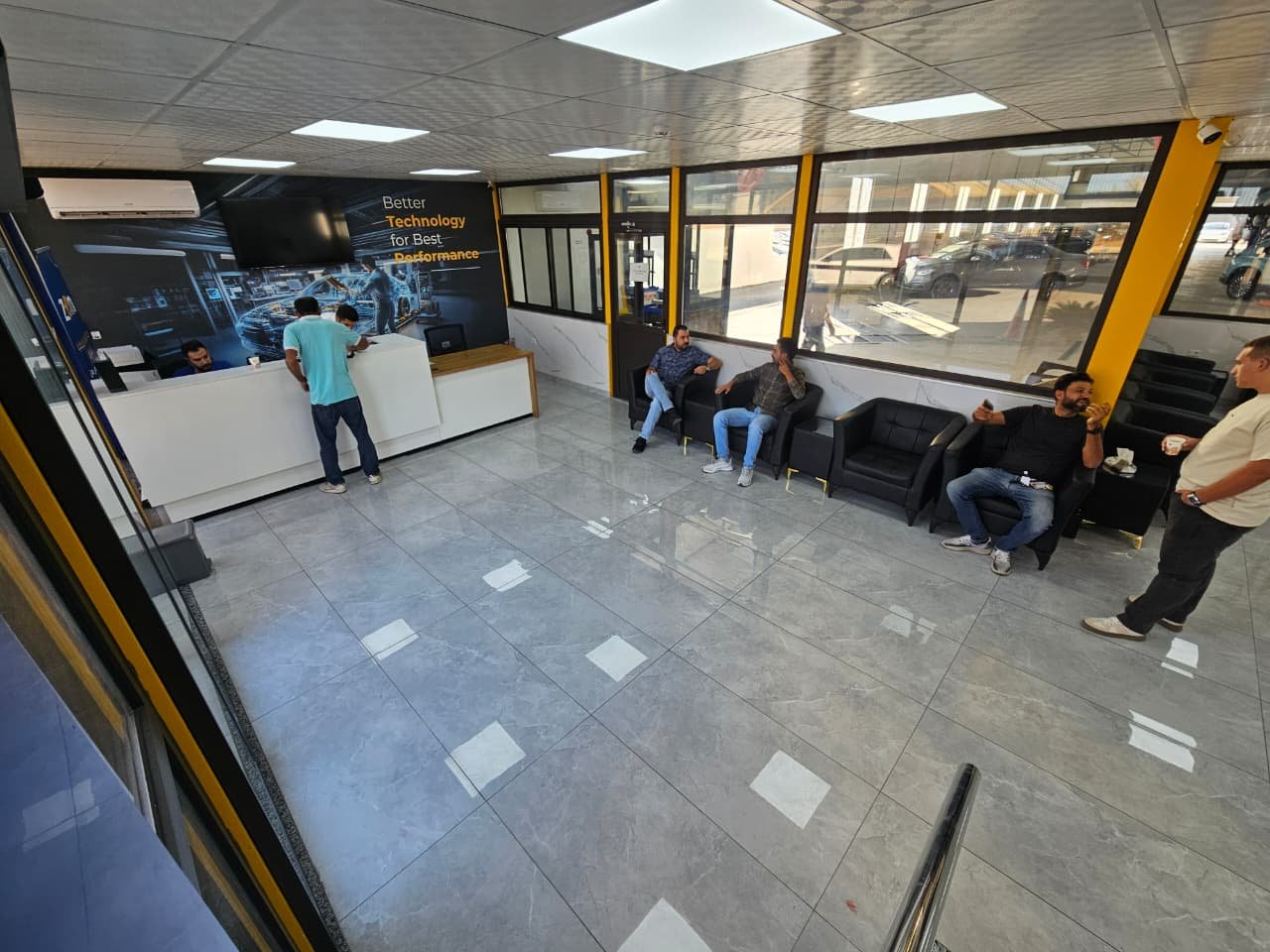 منطقة استقبال العملاء