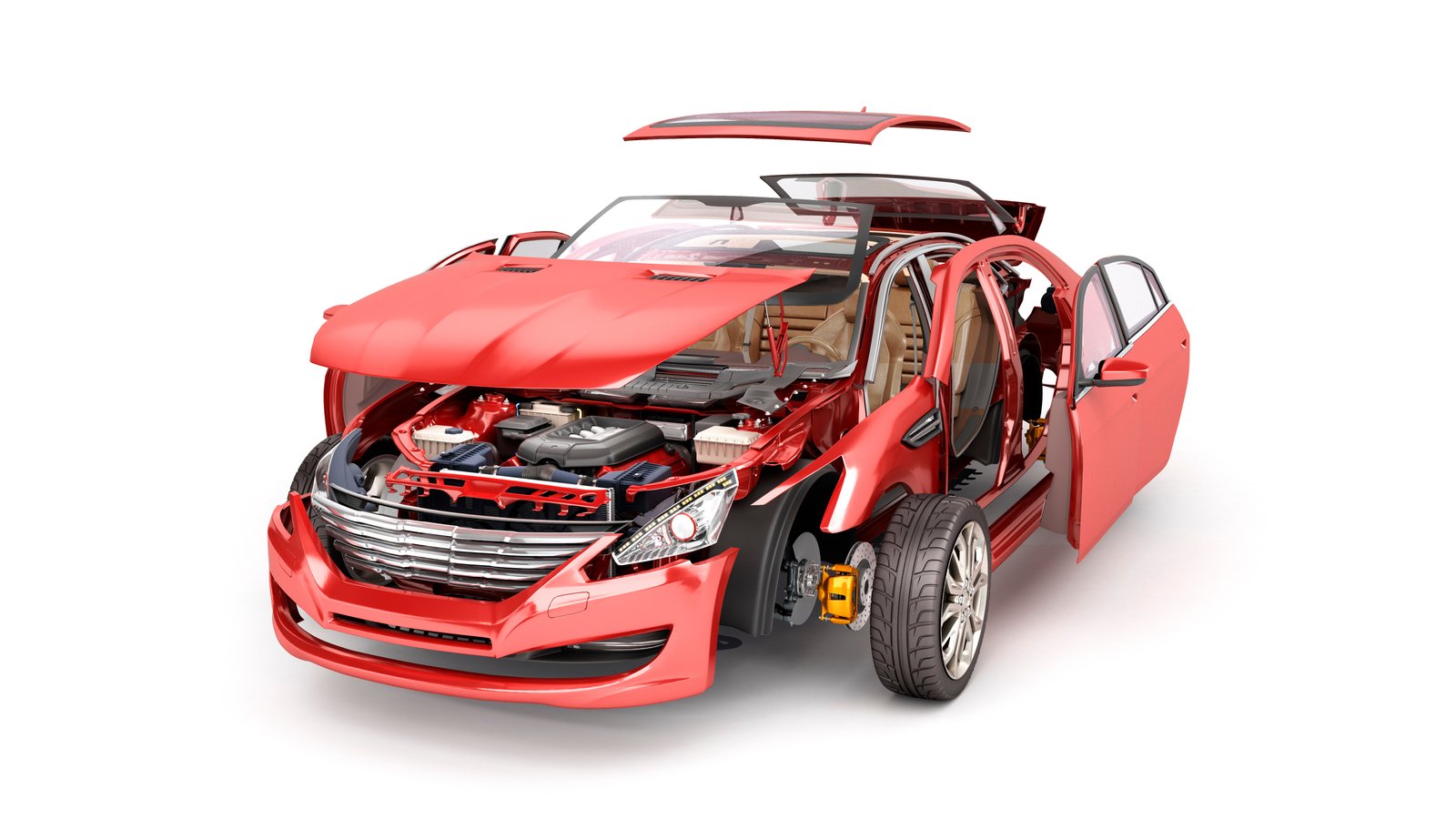 صورة سيارة لاختيار خدمات الفحص